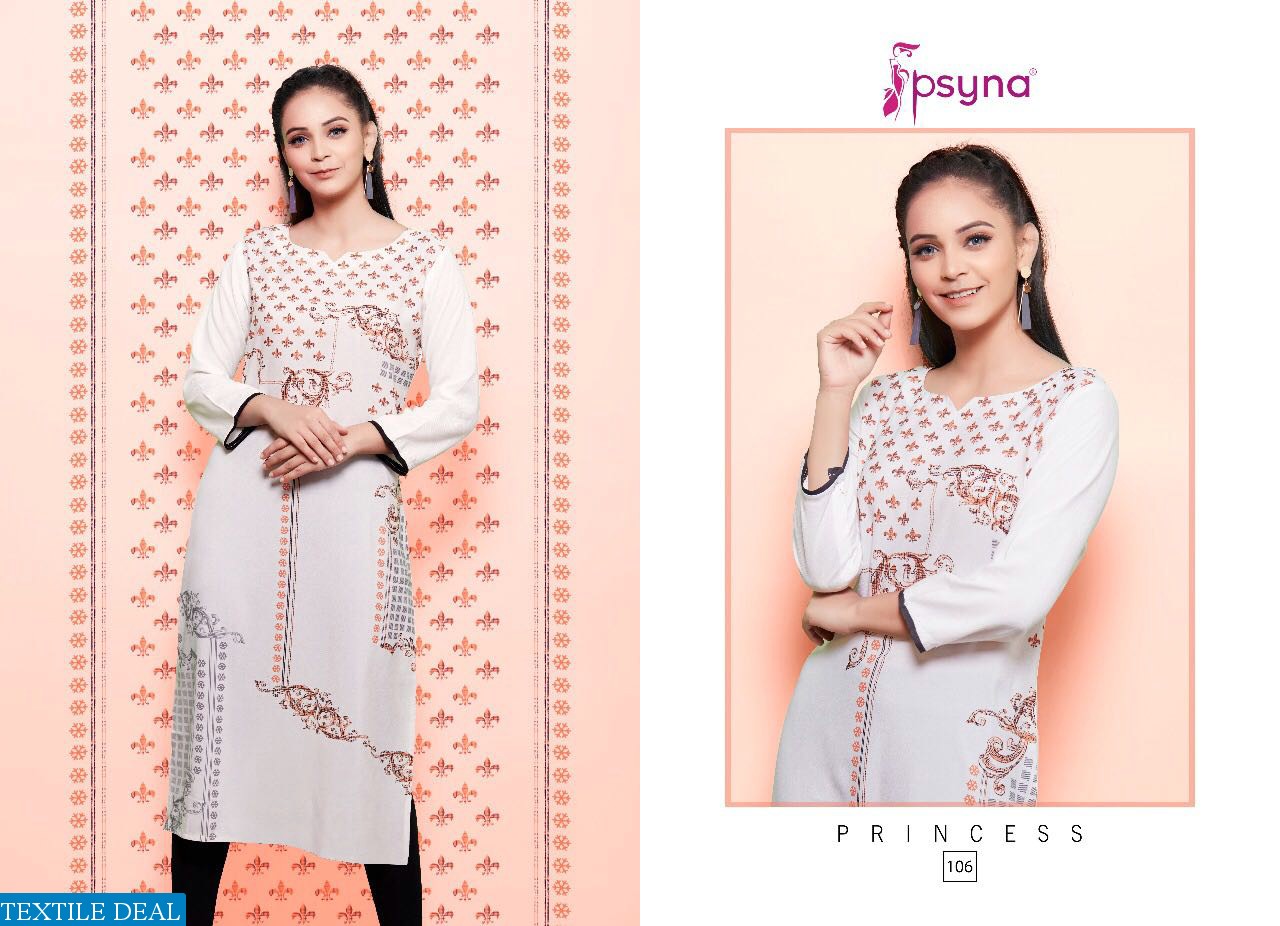 psyna princess vol-10 Wholesale ready made kurtis
